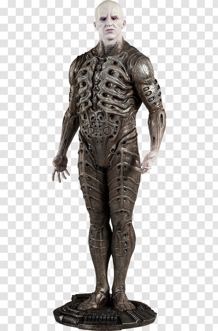 Prometheus Alien Ridley Scott YouTube Engineer - Bronze - Figurine Transparent PNG