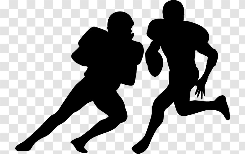 American Football Player Sport - Playing Soccer Silhouette Figures Material Transparent PNG