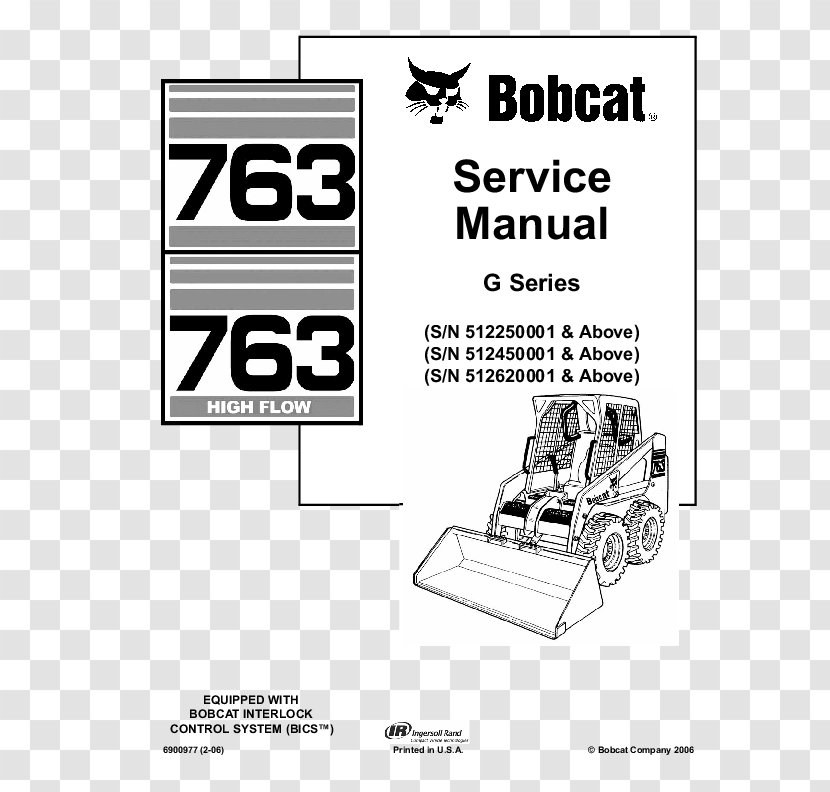 Caterpillar Inc. Skid-steer Loader Bobcat Company Owner's Manual - Skid Steer Transparent PNG