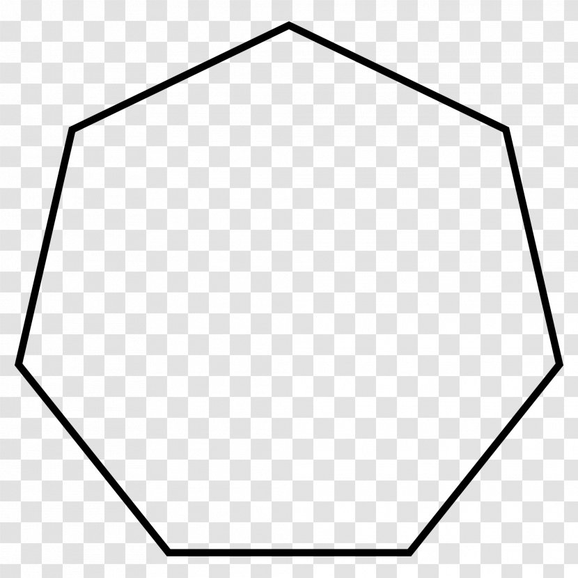 Heptagon Regular Polygon - Nonagon - Polytope Transparent PNG