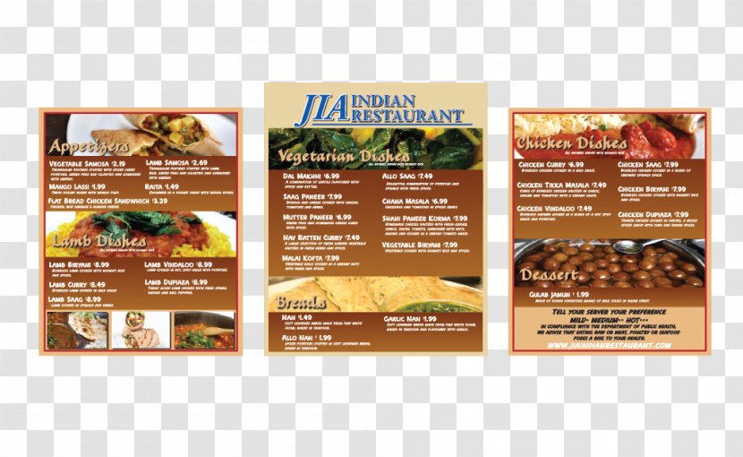 Advertising Flyer Brochure Recipe Brand - Restaurant Menu Design Transparent PNG