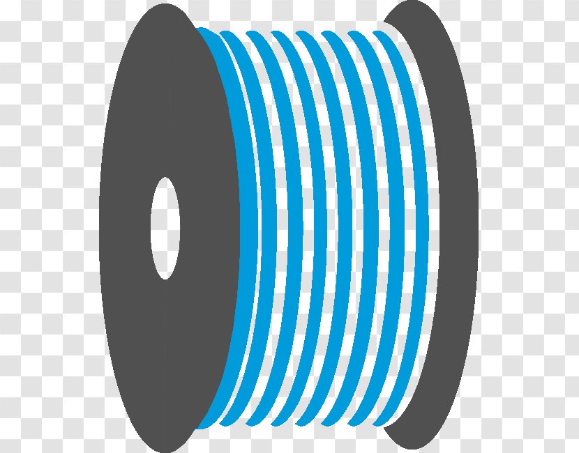 Brand Logo Font - Electric Blue - 3D Printing Filament Transparent PNG