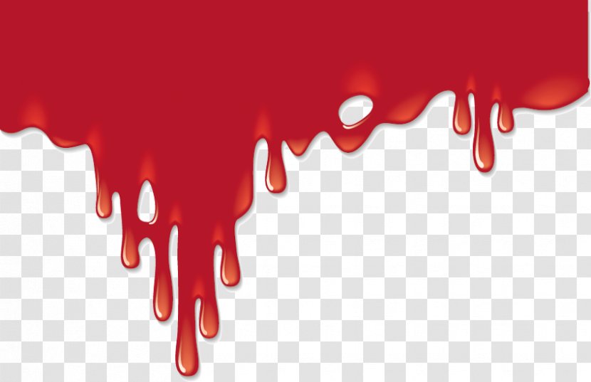Blood Clip Art - Heart - Painted Transparent PNG
