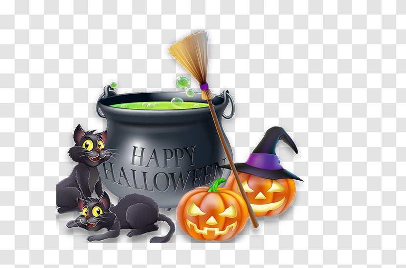 Halloween Witchcraft Clip Art - Cookware And Bakeware Transparent PNG