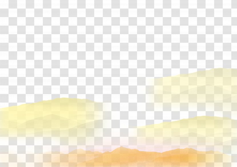 Yellow Pattern - Triangle - Mountain Material Transparent PNG