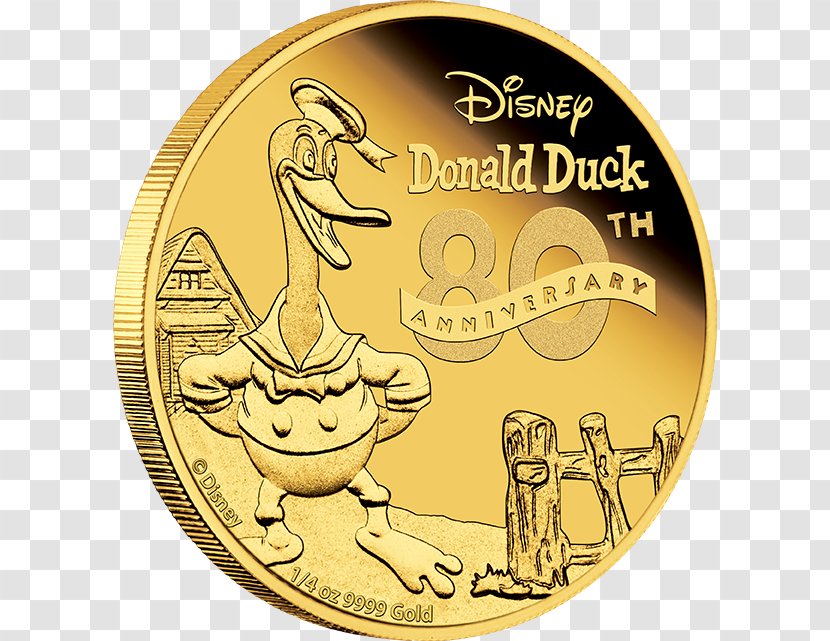 Coin Mickey Mouse Donald Duck Daisy Minnie - Collectable - Ian Harding Transparent PNG