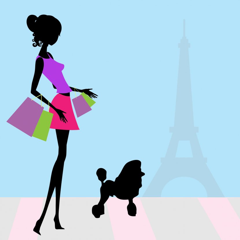 Paris Shopping Clip Art - Cartoon - Fashion Transparent PNG