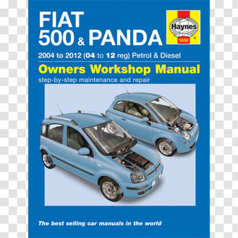 Fiat 500 & Panda: (04-12) 53 To 61 Punto Automobiles - Compact Car Transparent PNG