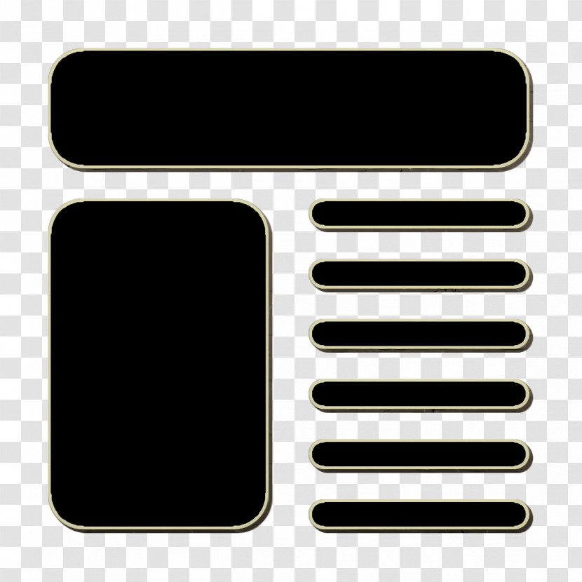 Wireframe Icon Ui Icon Transparent PNG