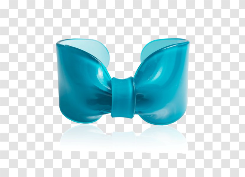 Turquoise Hair Tie Bow - Blue - Fine Ribbon Transparent PNG