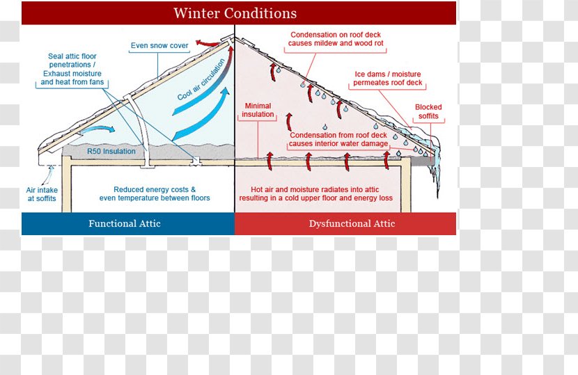 Attic Building Insulation Condensation Moisture Ceiling - House Transparent PNG