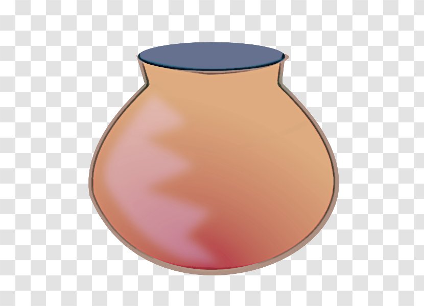 Orange - Vase - Copper Artifact Transparent PNG