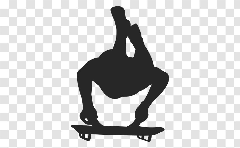 Silhouette Skeleton Winter Sport Skateboarding - Physical Fitness Transparent PNG