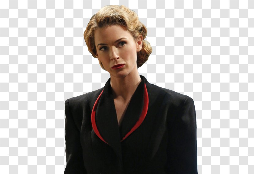 Bridget Regan Agent Carter Peggy Black Widow Dottie Underwood - Outerwear Transparent PNG