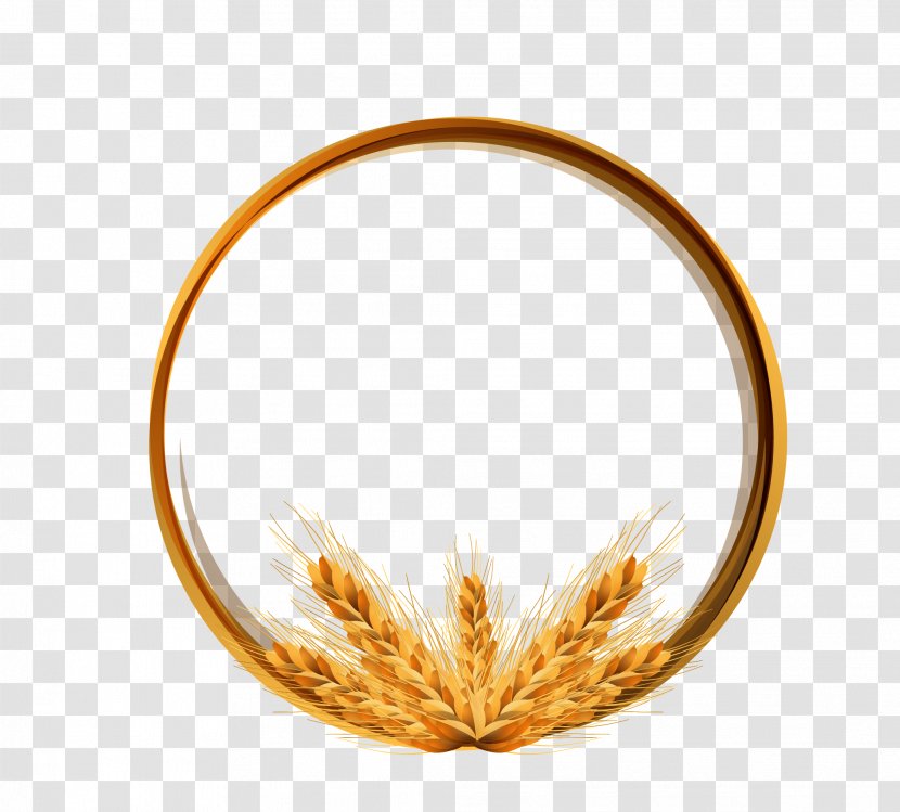 Logo Wheat Icon - Golden Ring Vector Material Transparent PNG