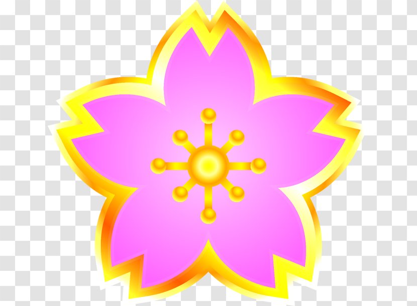 入学式 Petal Cherry Blossom Clip Art - Color Gradient - FLOOWER Transparent PNG