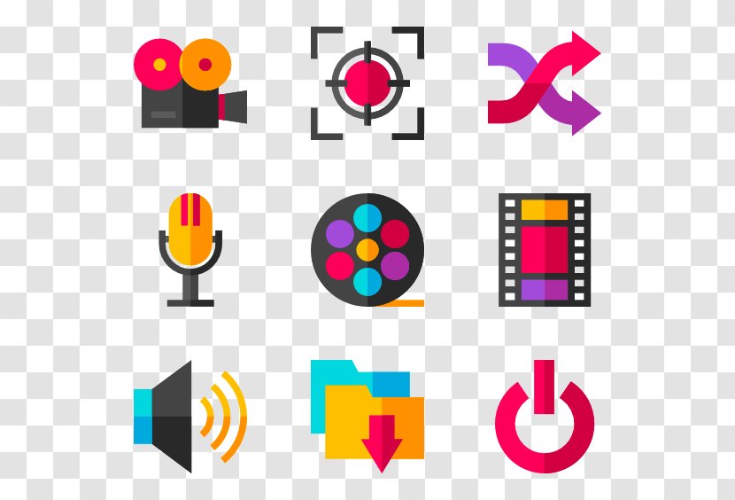 Audio Pictogram - Symbol - Magenta Transparent PNG