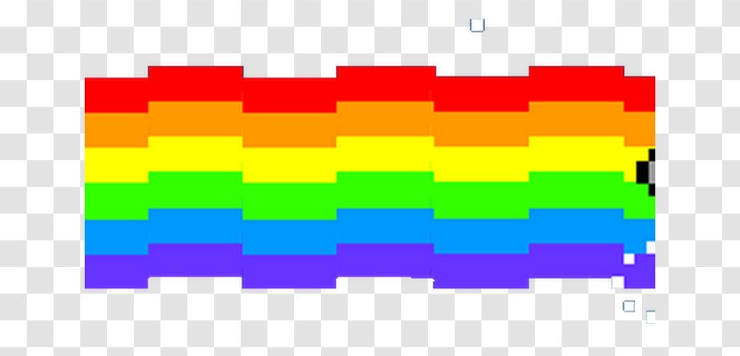 Nyan Cat YouTube - Area - Rainbow Transparent PNG