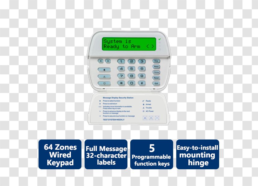 Security Alarms & Systems Power Series DSC PowerSeries RFK5500 ADT Services Home - Keypad - Emergency Zone Antwerpzwijndrecht Transparent PNG