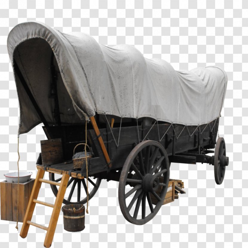 American Frontier Covered Wagon Conestoga - Wild West Transparent PNG