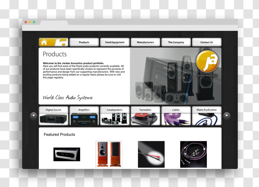 Jordan Acoustics Web Design Technology - Word - Acoustic Transparent PNG
