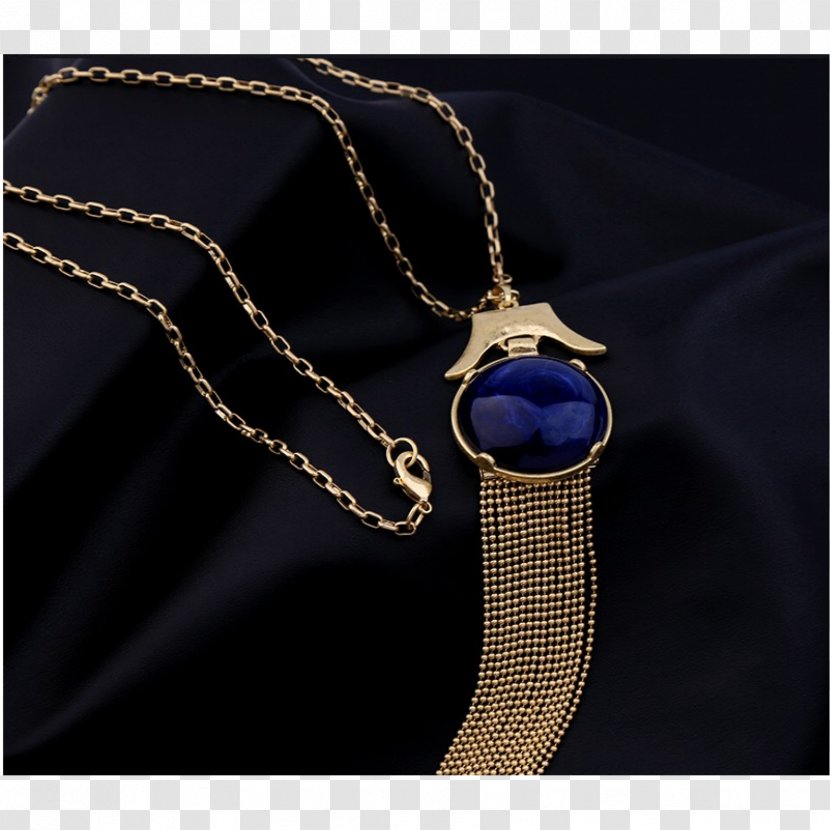 Charms & Pendants Necklace Cobalt Blue Chain - Fashion Accessory Transparent PNG
