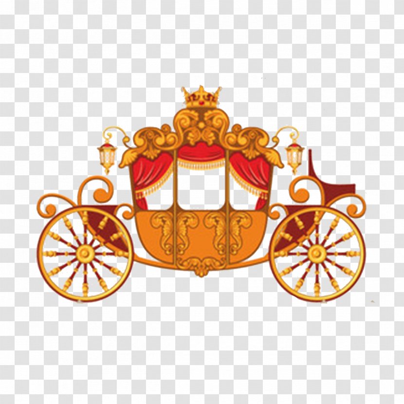 Carriage Horse Clip Art - Orange - Pumpkin Car Transparent PNG