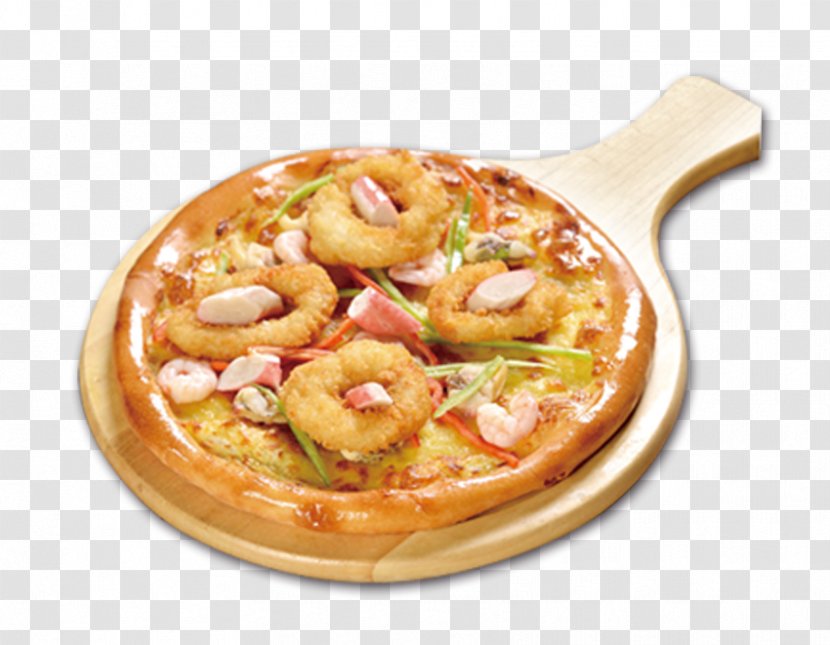 Seafood Pizza Bagel Calzone Margherita - Food Transparent PNG