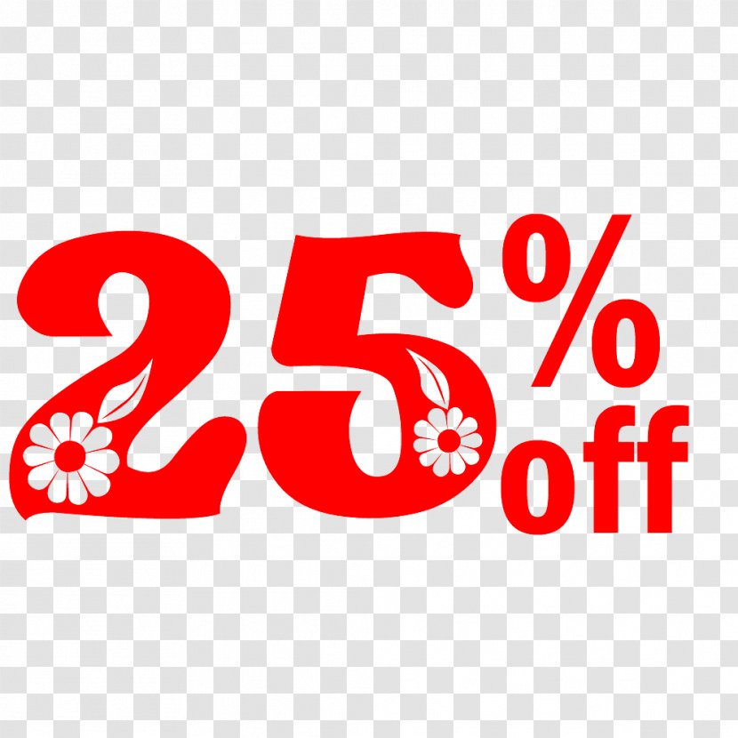 Spring Sale 25% Off Discount Tag. - Number - Craft Transparent PNG