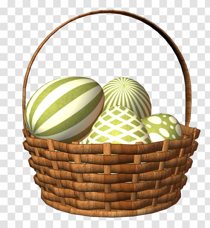 Basket Easter Egg Clip Art - Colorful Eggs Transparent PNG