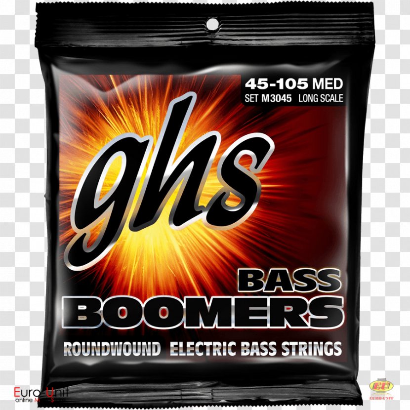GHS Strings Bass Guitar Double - Cartoon Transparent PNG