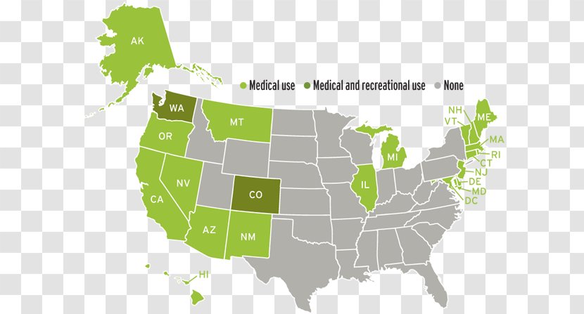 Colorado Oklahoma US Presidential Election 2016 States I've Visited Republican Party - World - Medical Marijuana Card Transparent PNG