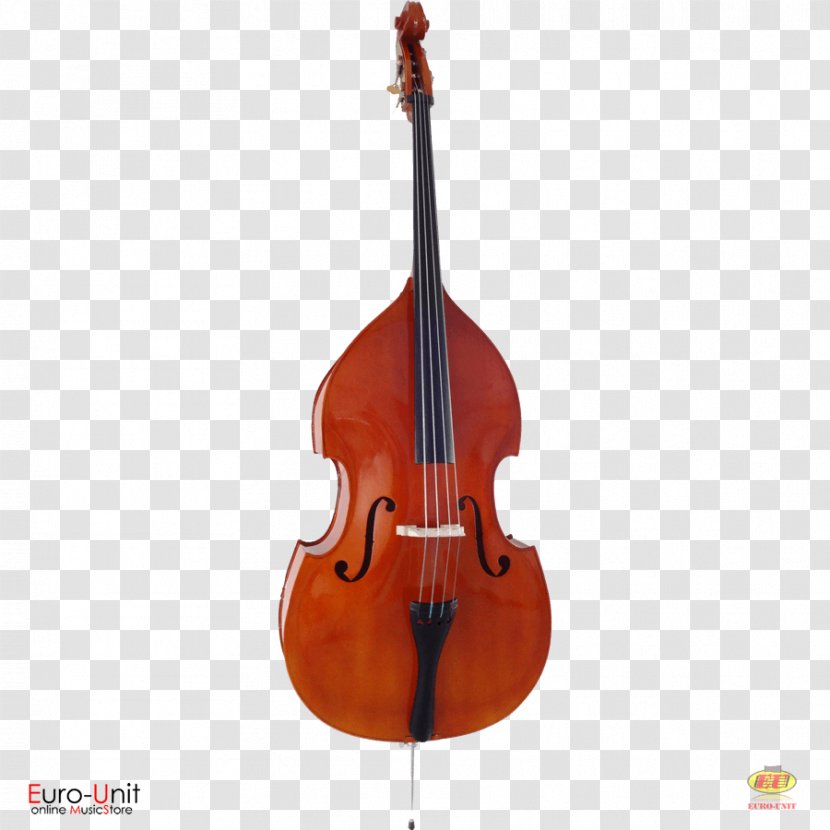 Bass Violin Double Violone Viola Guitar - Silhouette Transparent PNG