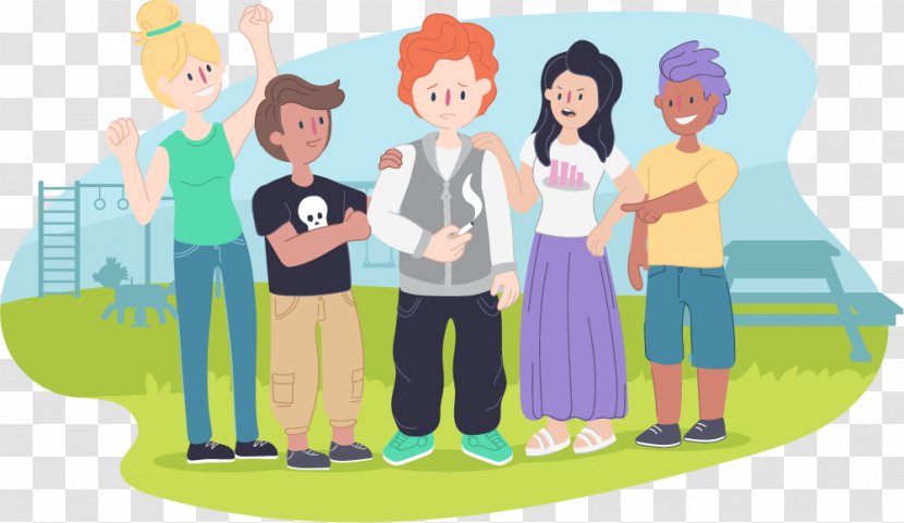 Peer Pressure Kids Helpline Child Human Behavior Hikikomori - Cartoon - Deal With It Transparent PNG