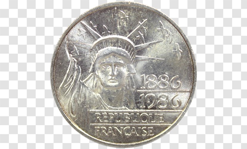 Quarter Franc Silver Coin - Ecu Transparent PNG