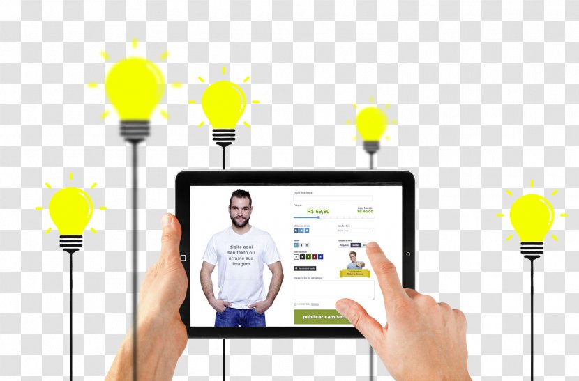 T-shirt E-marketplace Creativity Mentalmente - Multimedia Transparent PNG