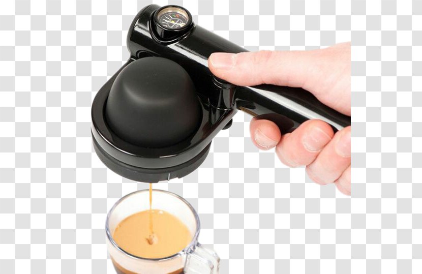 Coffeemaker Cafe Handpresso Single-serve Coffee Container - Preparation - Pour Transparent PNG