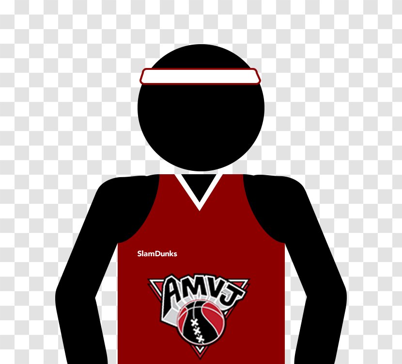 T-shirt AMVJ-Amsterdam Basketball Sleeve Nederlandse Bond Shoulder - Flower Transparent PNG