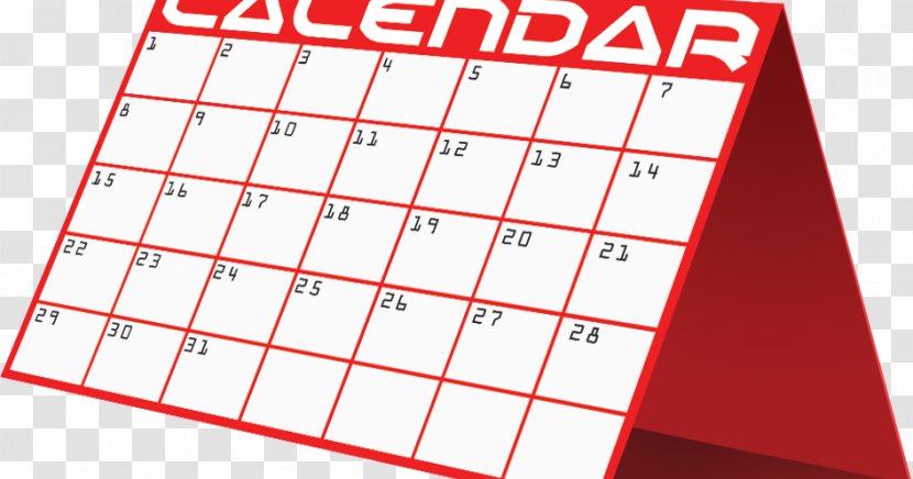 Calendar 0 Clip Art - Elementary School - Days Of The Week Transparent PNG