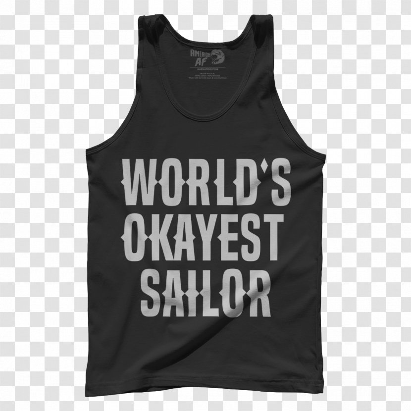 T-shirt Gilets Sleeveless Shirt White Top - Popeye The Sailor Transparent PNG