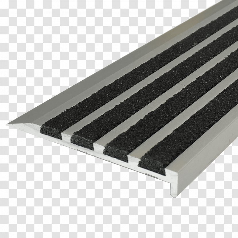 Stair Nosing Tread Silicon Carbide Aluminium Stairs Transparent PNG