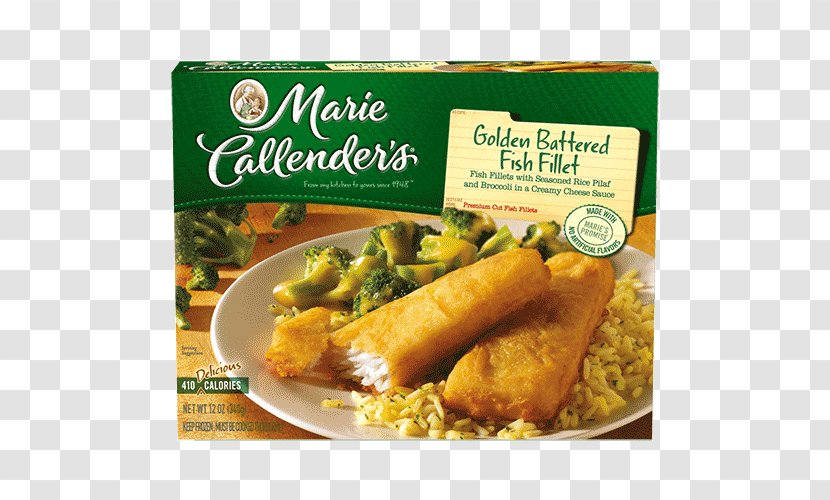 Vegetarian Cuisine Marie Callender's TV Dinner Fish Fillet Frozen Food - Chicken As - Cooking Transparent PNG