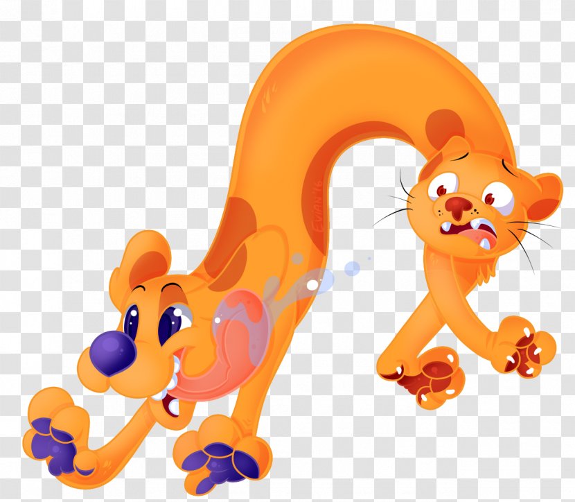 Drawing Fan Art Cartoon - Orange - Tom And Jerry Dog Transparent PNG