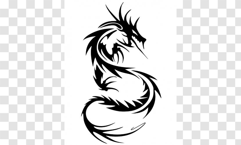 Abziehtattoo Chinese Dragon Japanese - Fantasy Transparent PNG