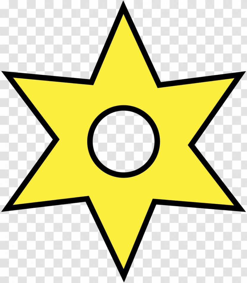 Star Heraldry Mullet Blazon - Area Transparent PNG