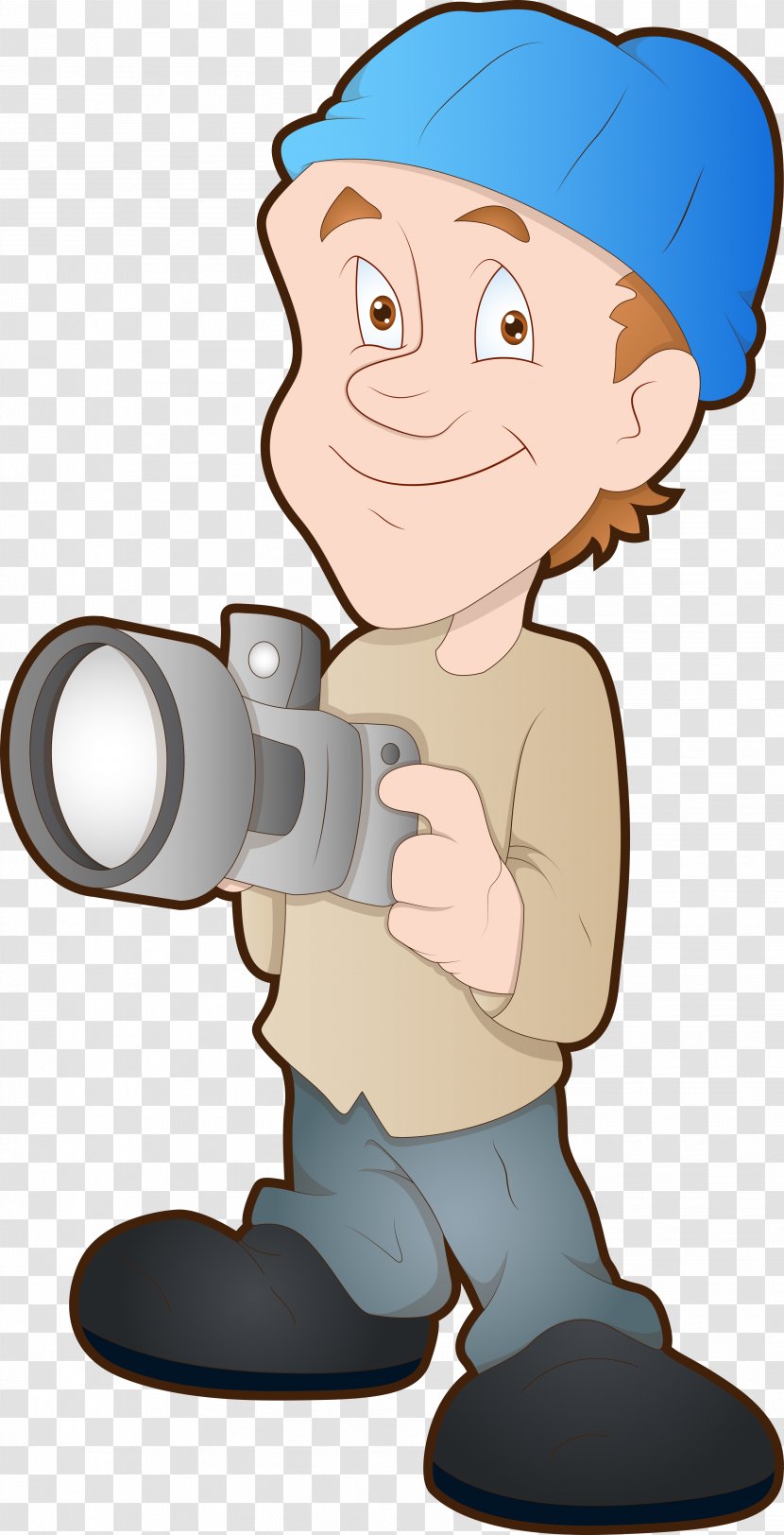 Cartoon Photographer Photography Drawing Transparent PNG