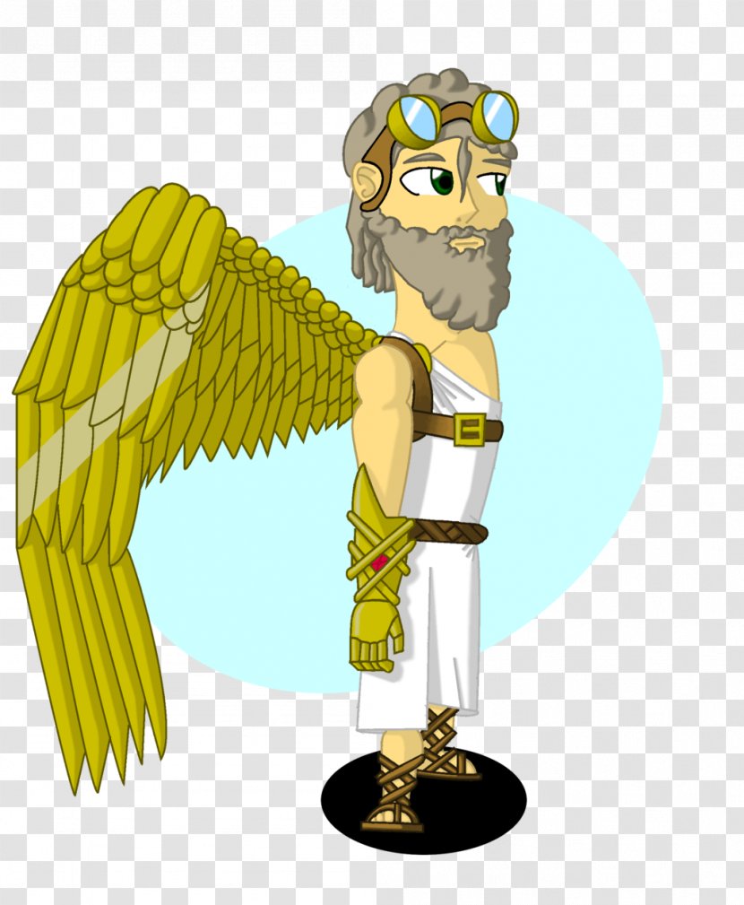 Animal Cartoon Figurine Legendary Creature - Organism - Daedalus And Icarus Transparent PNG