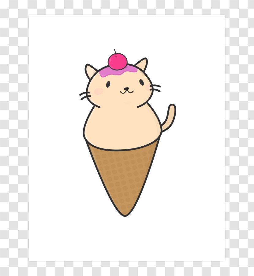 Ice Cream Cones Character Animal Transparent PNG