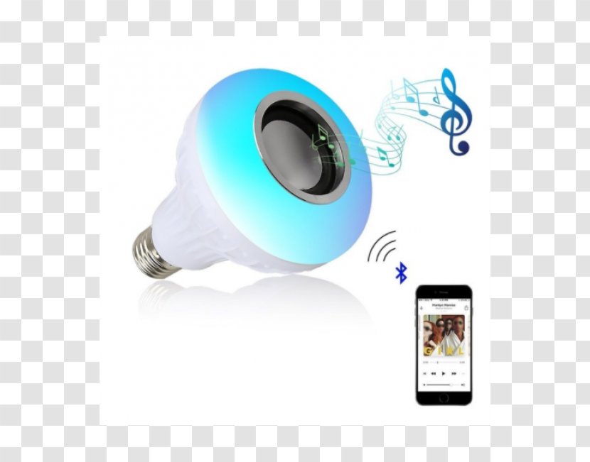 Light Wireless Speaker LED Lamp Loudspeaker Battery Charger - Flower Transparent PNG
