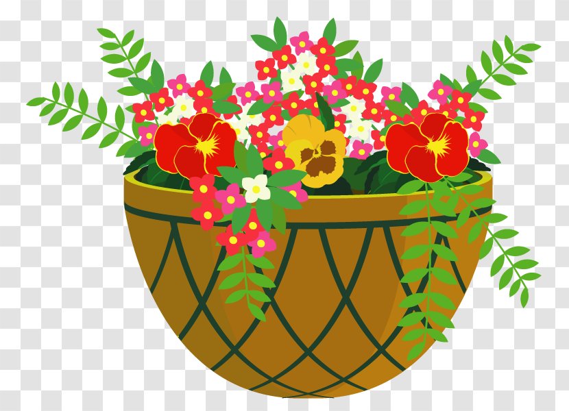 Floral Design Cut Flowers Flower Bouquet Leaf - Flowerpot Transparent PNG